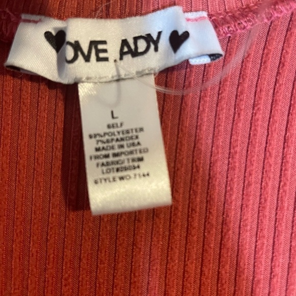 LOVE Ady NECK CUTOUT RIB KNIT DRESS - Picture 6 of 8